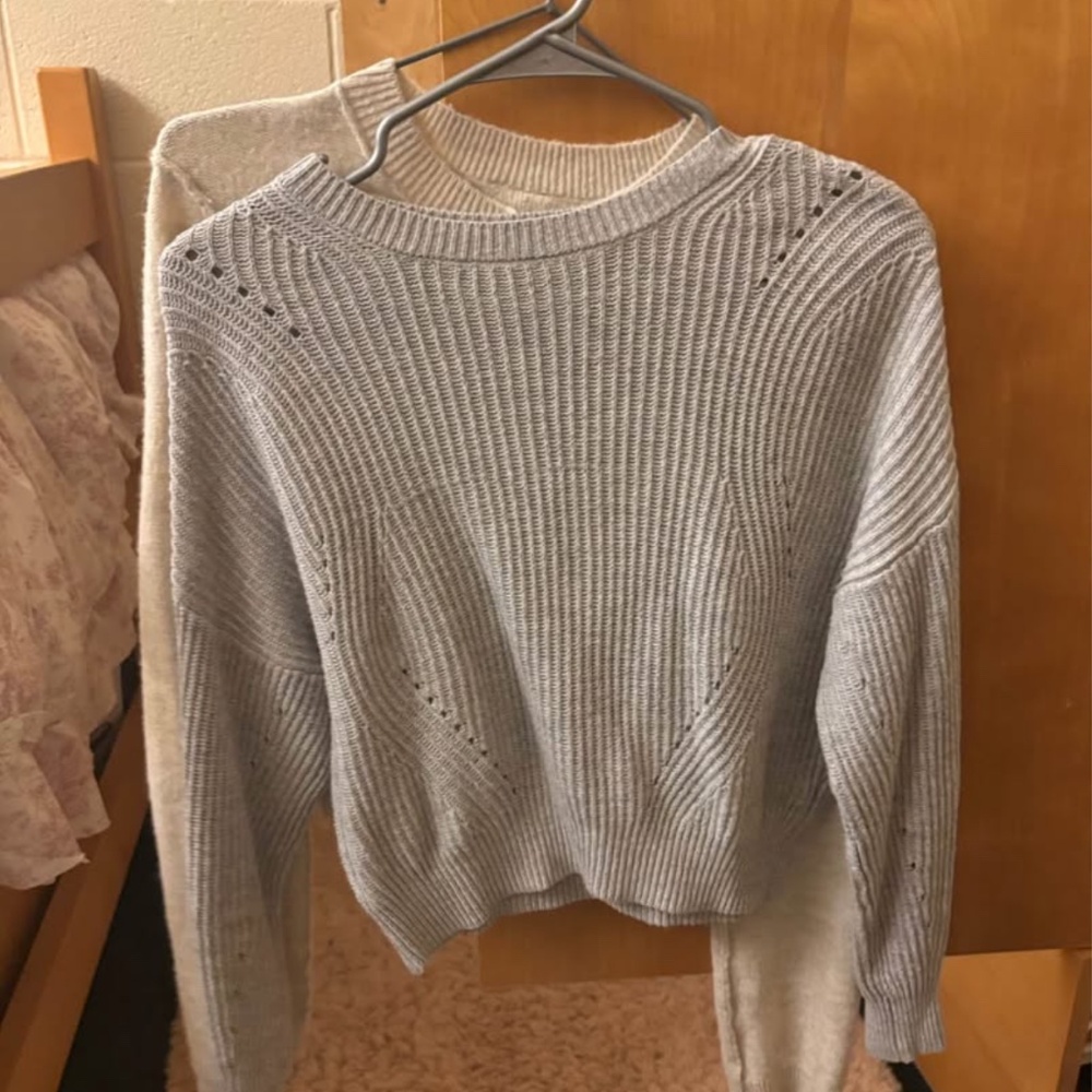 garage grey sweater